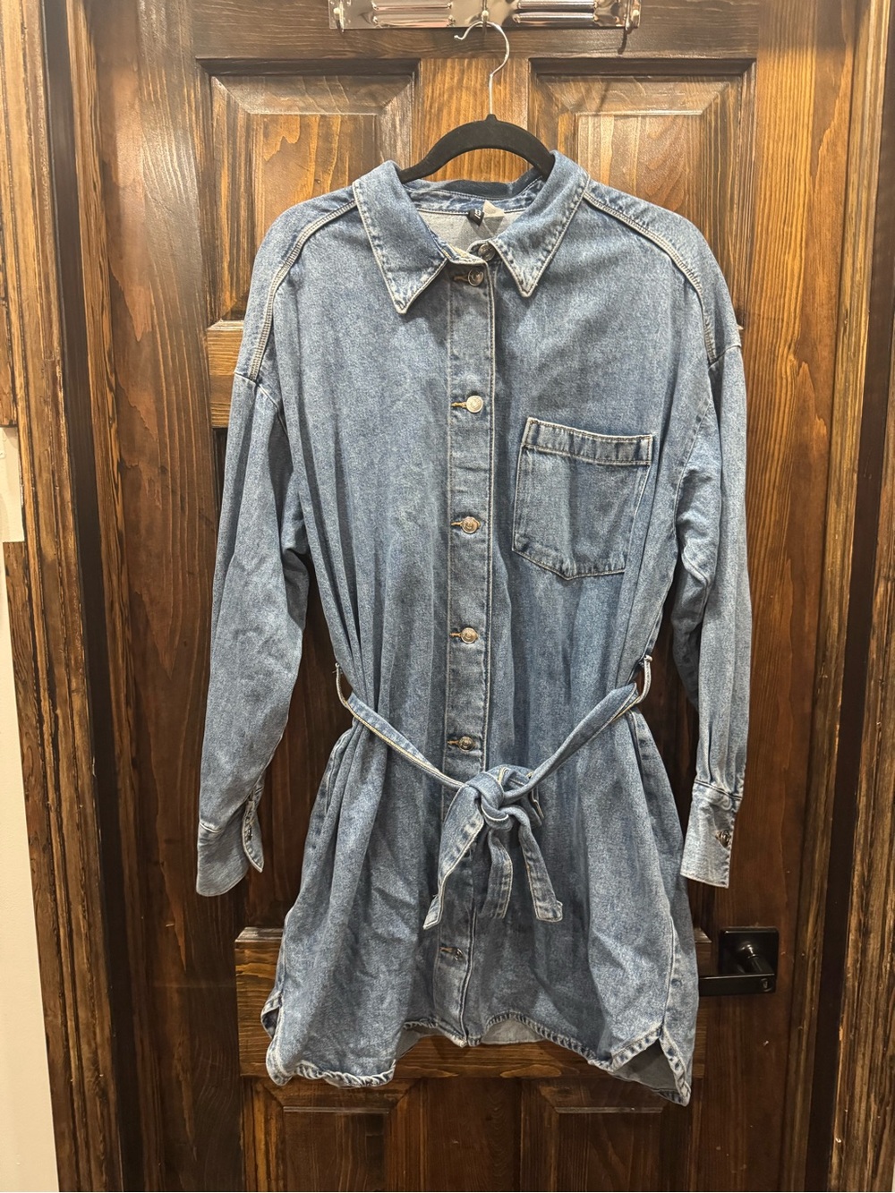 Divided Medium Blue Denim Shirt Jacket